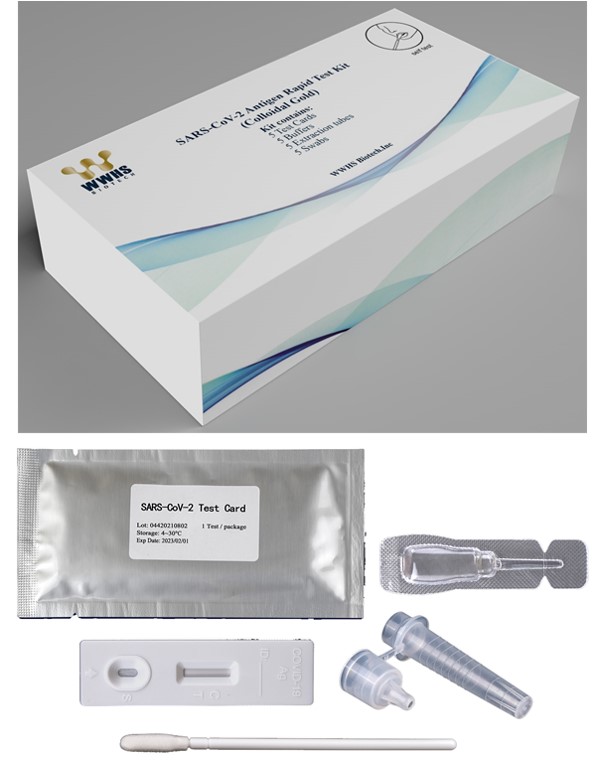 SARS-CoV-2 Antigen Rapid Test Kit (Colloidal Gold) - Saliva Swab